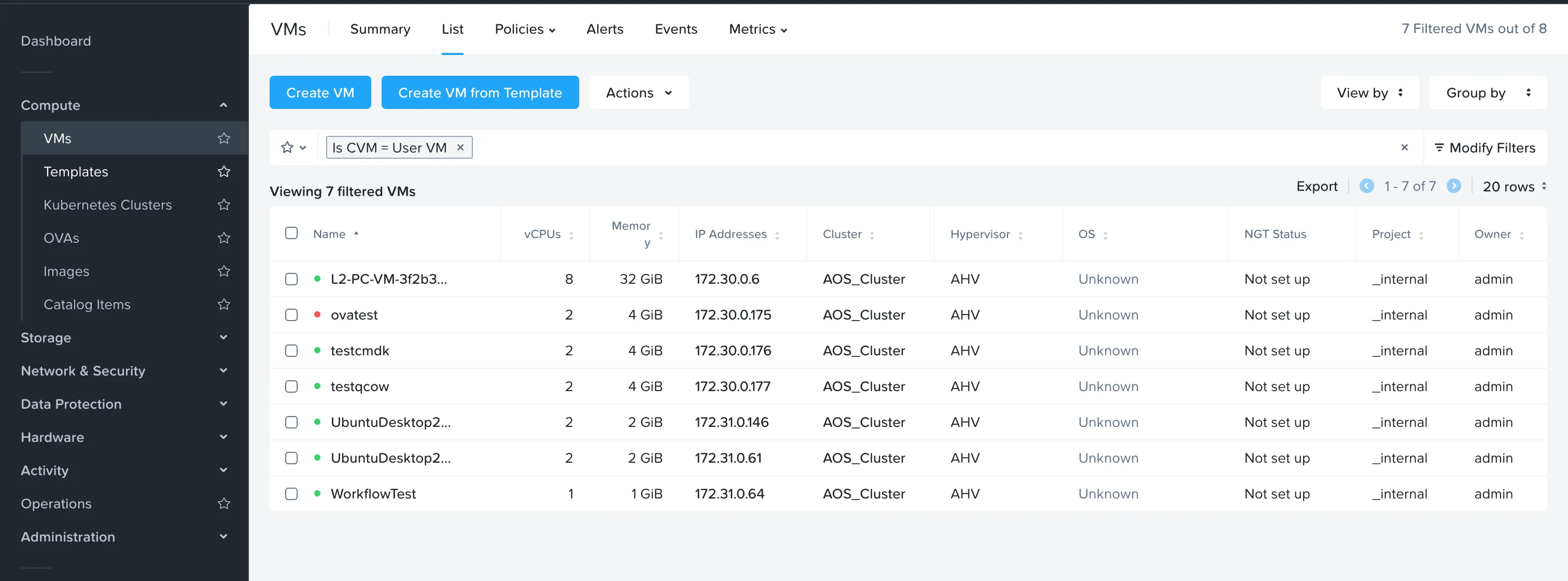 Create VM