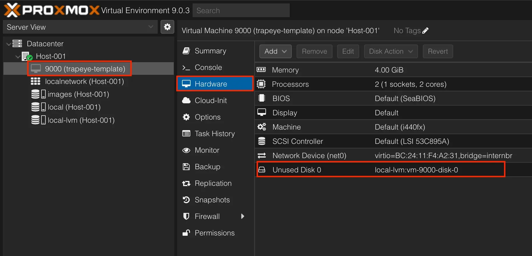 Change Disk Settings