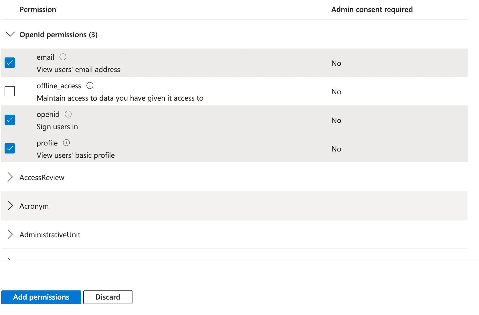 Add API Permissions 2