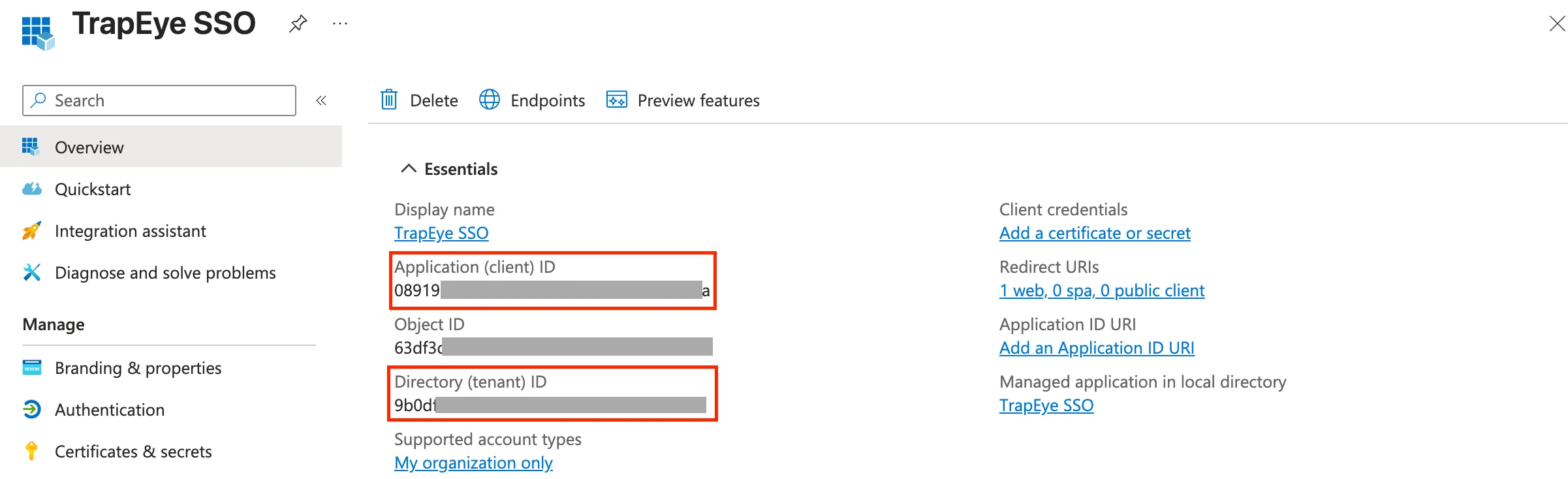 Application IDs