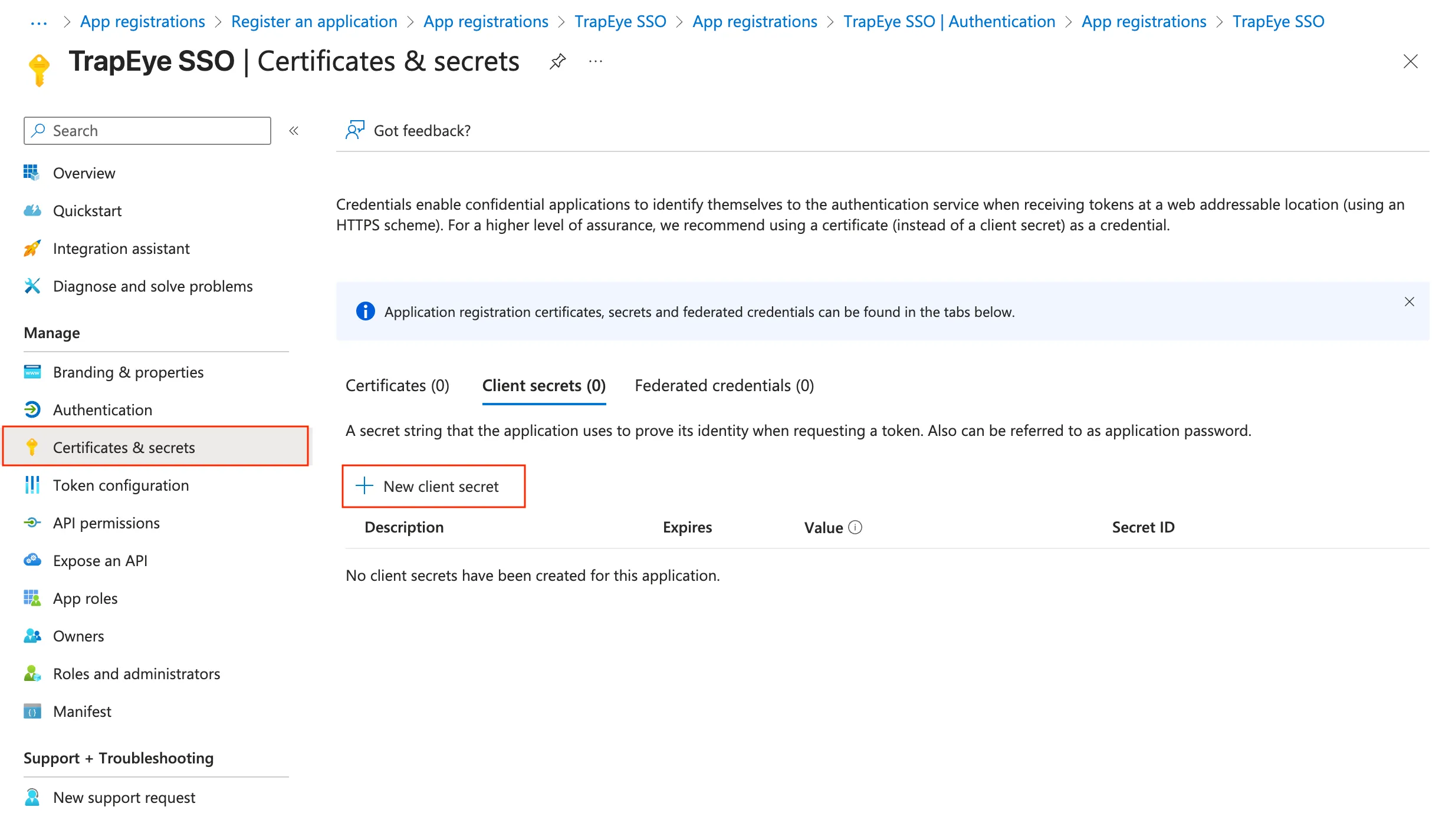 Generate Secret